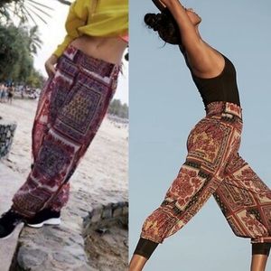 NWOT Free People Movement Printed Pants Joggers - Insanely Cute!